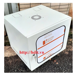 Tủ rack 9U-D500 tower, màu trắng, cánh mica